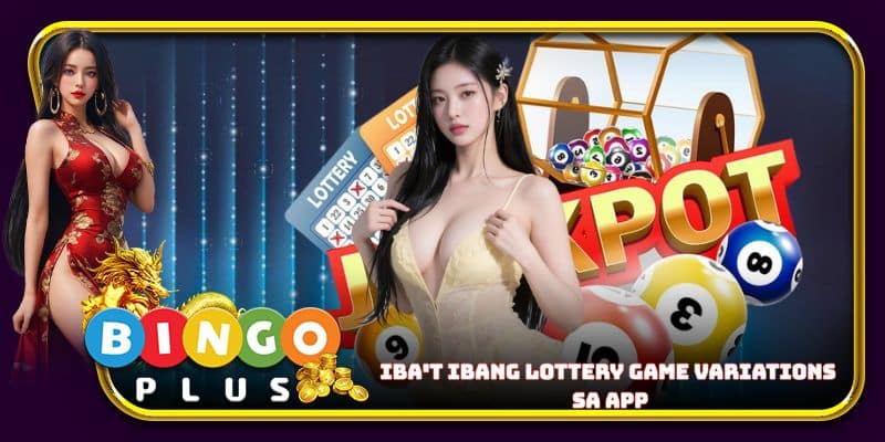 Iba't ibang lottery game variations sa app