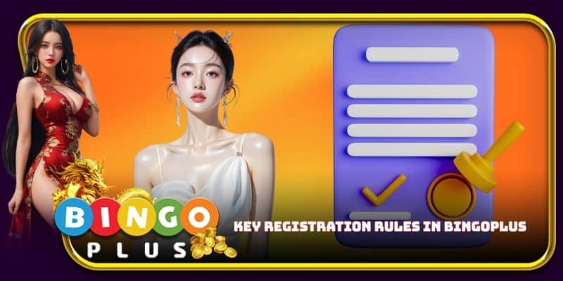 Key registration rules in Bingoplus terms and conditions